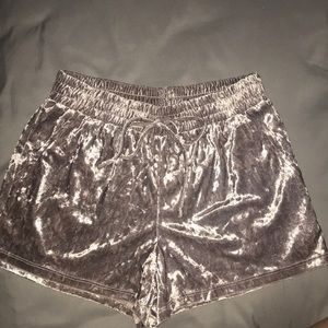JOE B velvet shortie shorts